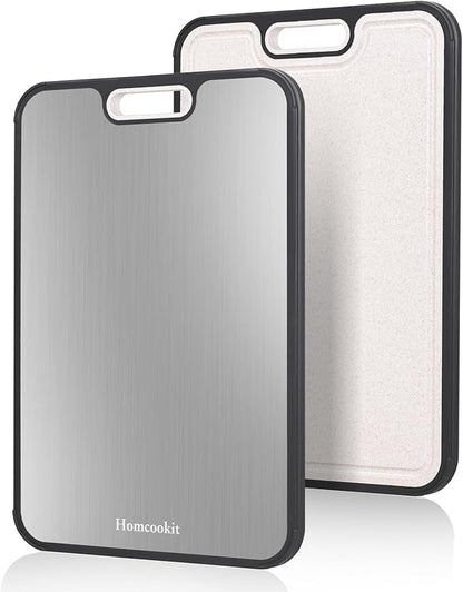 Titanium Cutting Board for Kitchen, Double Sided Cutting Board, Pure Titanium