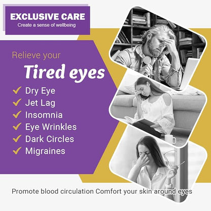 16 Packs Steam Eye Masks for Dry Eyes, Lavender Heated Eye Mask, Relief Tired Eyes & Dark Circle, Warm Compress for Puffiness, Disposable Travel Essentials & Relaxation Set for Women, Christmas