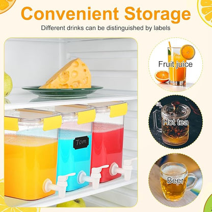 Mumufy 3 Set Plastic Drink Dispensers