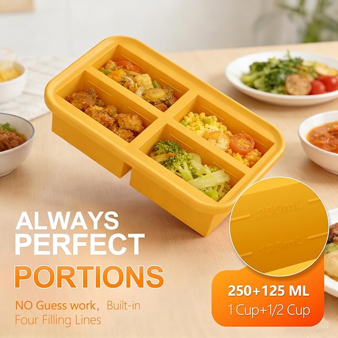 Bangp 1-Cup Silicone Freezing Trays