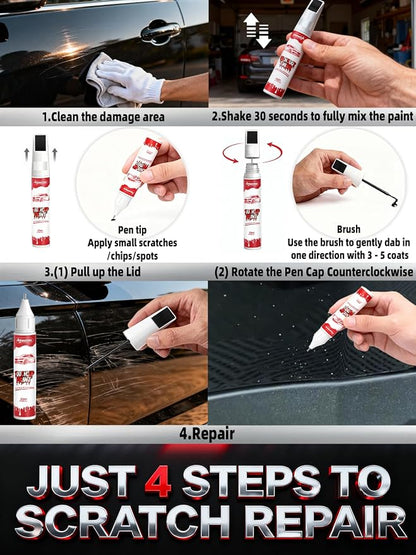 WA931L/68 Blue Ice Metallic Car Touch Up Paint for Chevrolet, Color Accurate Two-In-One Car Paint Scratch Repair Pen, Professional Scratch Remover for Vehicles Chips and Nicks Scuff
