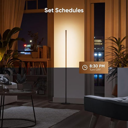 Nanoleaf Matter Smart Floor Lamp, LED Standing Lamps Work