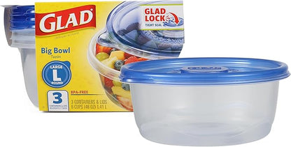 Glad GladWare Big Bowl Food Storage Containers