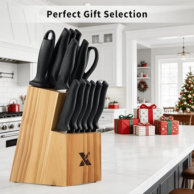 14 Pieces Kitchen Knife Set