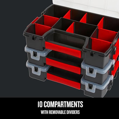 CRAFTSMAN Storage Organizer, Small Parts Organizer, Lid Includes Secure Latch