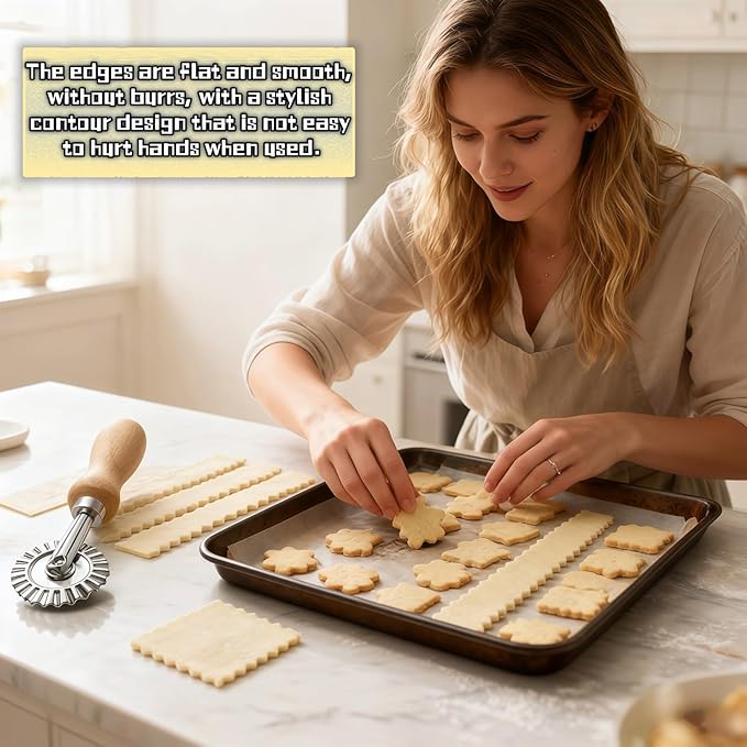 Pastry Wheel Cutter, 2 Inch Ravioli Cutter