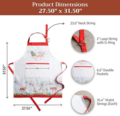 Maison d' Hermine 100% Cotton Apron