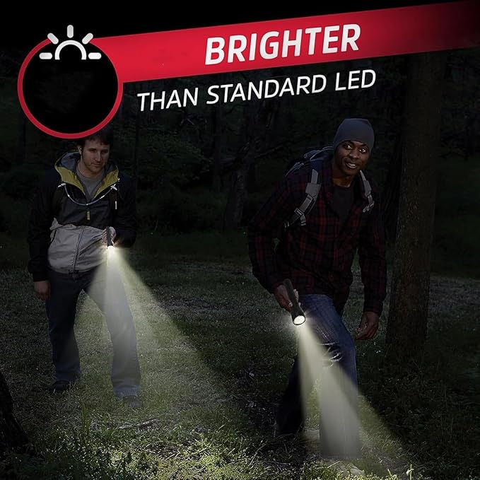 9 Pack Heavy Duty 2-Cell D Battery LED Big Flashlights Bulk, High Lumens, Single Mode, Aluminum, Rugged Metal Flashlight for Outdoors Camping Hinking Emergency