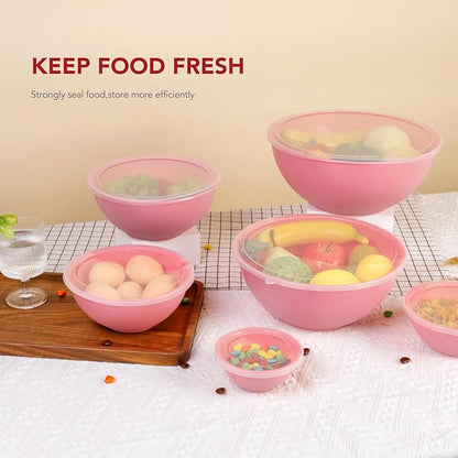 BoxedHome BPA Free Plastic Round Mixing Bowl