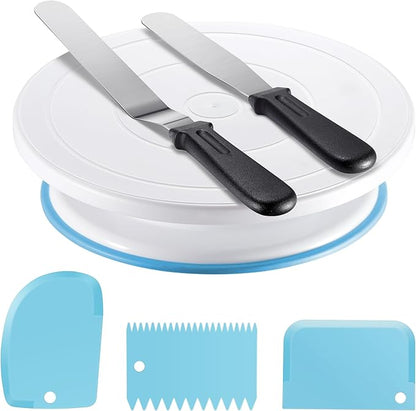 Kootek Cake Decorating Kit Baking Supplies Set Cake Turntable