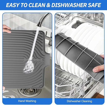 Dish Drying Mat for Kitchen Counter,
