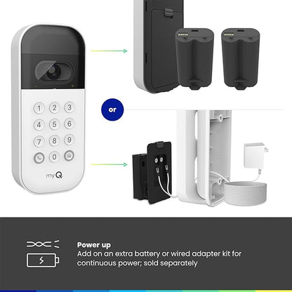 myQ Smart Garage Door Video Keypad