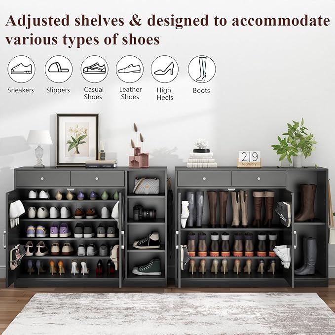 Loomie 5-Tier Shoe Cabinet