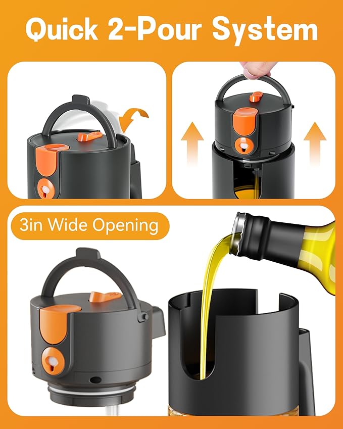 OURCABECUE Upgrade 2 in 1 Oil Sprayer