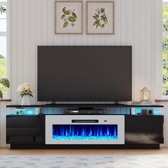 AMERLIFE Fireplace TV Stand