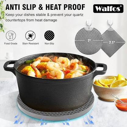 Walfos Silicone Trivet Mats