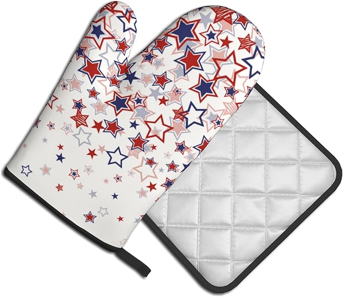 Stars Oven Mitts