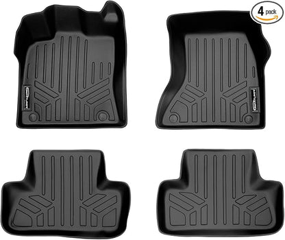 MAXLINER Floor Mats 2 Row Liner Set for 2009-2017 Audi Q5