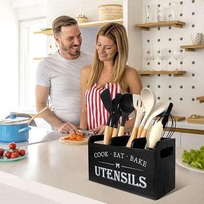 Farmhouse Cooking Utensils Organizer