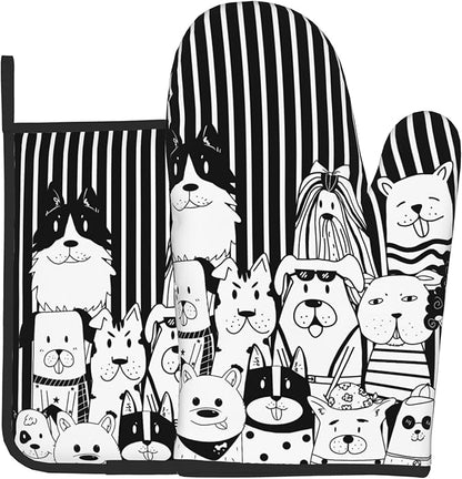 Dog Pot Holders and Oven Mitts