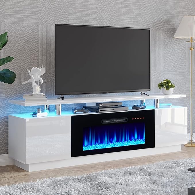 AMERLIFE Fireplace TV Stand