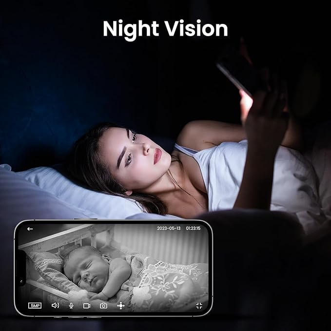 Cinnado 2K Home Security Cameras-2.4Ghz WiFi Indoor Camera