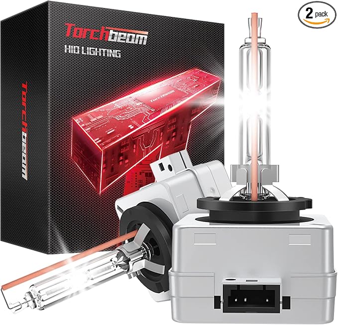 Torchbeam D3S HID Bulbs, 6000K Cool White, 35W 66340 42403 42302 (42403C1) Replace HID Xenon Bulbs, (Not fit Halogen Assembly), Pack of 2