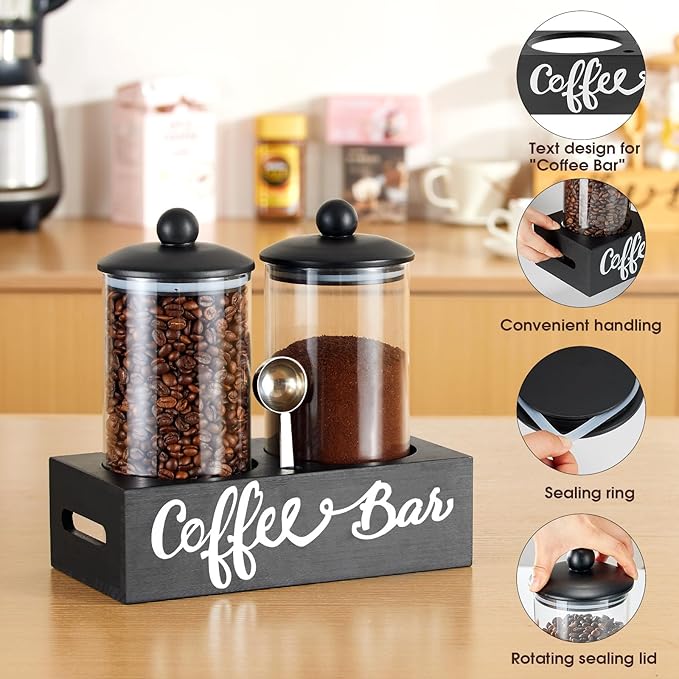 Yangbaga Glass Sugar Coffee Canister
