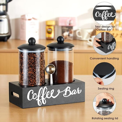 Yangbaga Glass Sugar Coffee Canister