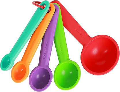 Silicone Measuring Spoons Set of 5