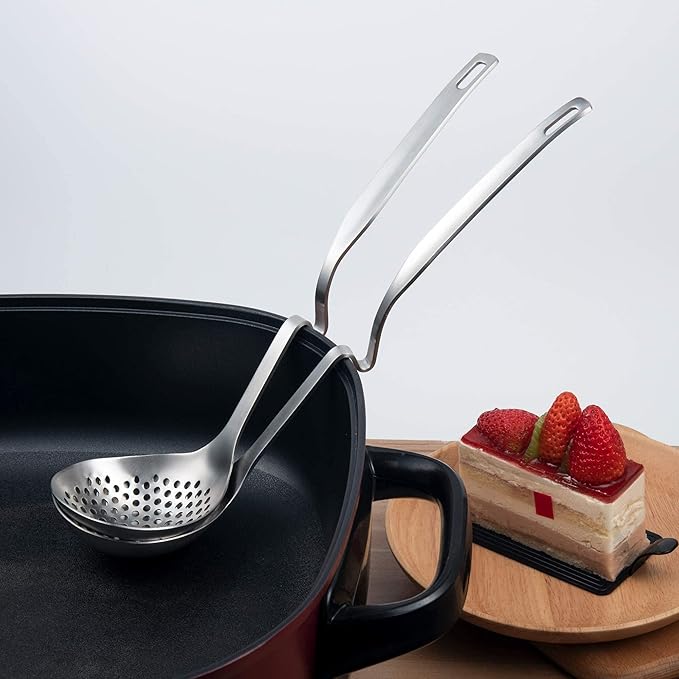 IMEEA Hot Pot Ladle Set Slotted Spoons