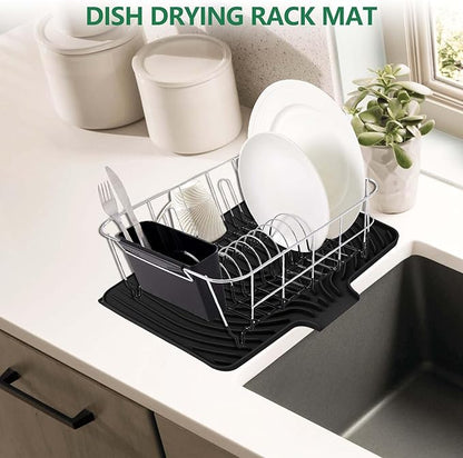 GUUKIN Silicone Dish Drying Mat, 17.7" x 11.8 " Drying Matt Kitchen Counter
