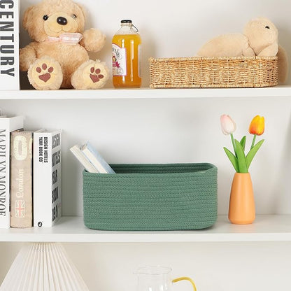 MiniArk Small Storage Baskets for Organizing | Closet Organizer Bins | Shelf