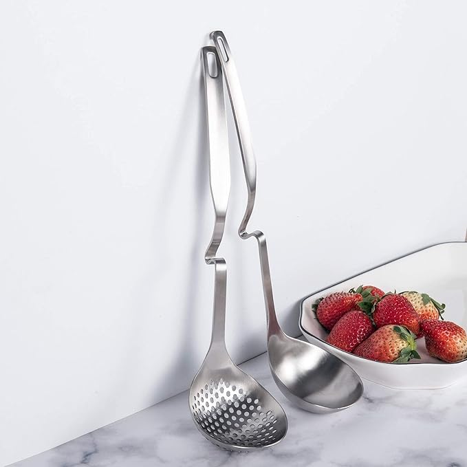 IMEEA Hot Pot Ladle Set Slotted Spoons