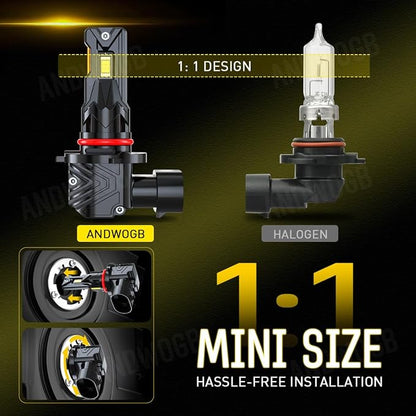 Lights Compatible for Chevy Avalanche Light Bulbs for Off road Use, Years: 2007 2008 2009 2010 2011 2012 2013, 48000 Lumens 800% Brightness, Pack of 6