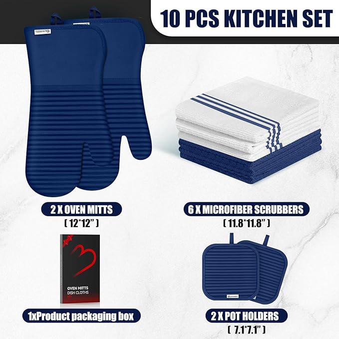 Oven Mitts and Pot Holder Sets