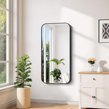 FORBATH Bathroom Mirror 20" x 40", Rectangle Black Bathroom Mirror