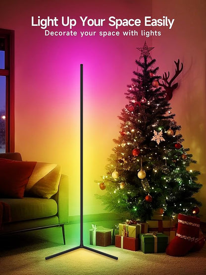 Tyute Corner Floor Lamp, RGB LED Corner Lamp