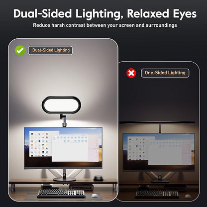 Premium LED Desk Lamp for Home Office – Eye-Caring Double Side Light