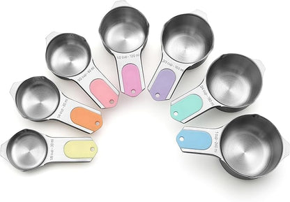 Spring Chef Magnetic Stainless Steel Measuring Cups, Kitchen Tools