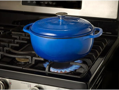Mercer Culinary Enameled Cast Iron Round Dutch Oven, 6 qt.