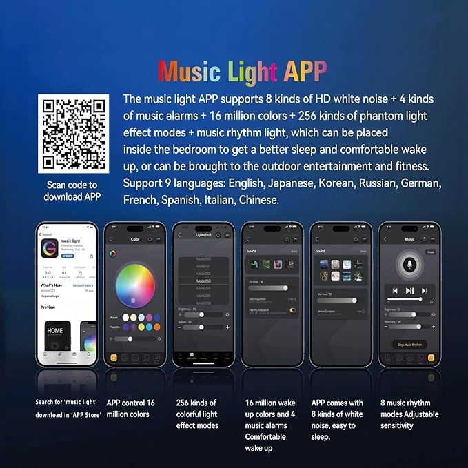 Smart Table Lamp, 15W Wireless Charger Station