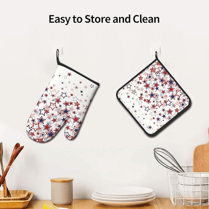Stars Oven Mitts