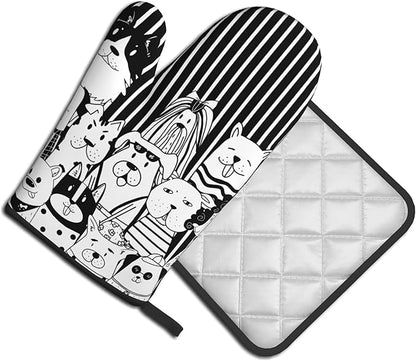 Dog Pot Holders and Oven Mitts