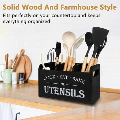 Farmhouse Cooking Utensils Organizer