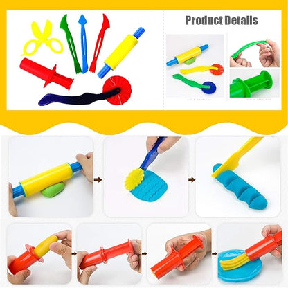 32-Piece Dough Tool Set for Kids – Dough Play Tools