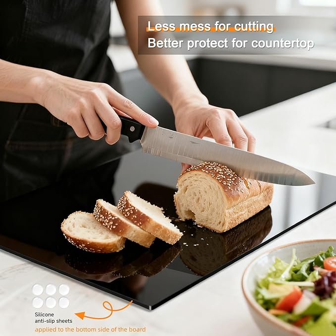 Black Cutting Boards for Kitchen, Acrylic Cutting Board