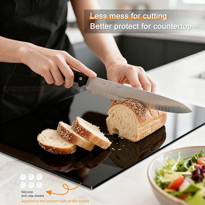 Black Cutting Boards for Kitchen, Acrylic Cutting Board
