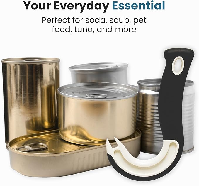 Ultimate Easy Open Ring Pull Can Opener 3 Pack by Jokari. Durable Non Slip