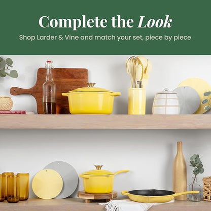 Larder & Vine 12-Piece Silicone Kitchen Cooking Utensils Set
